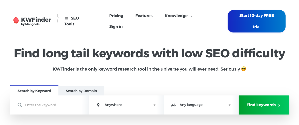 Top 15 Tools For Finding Long-Tail Keywords